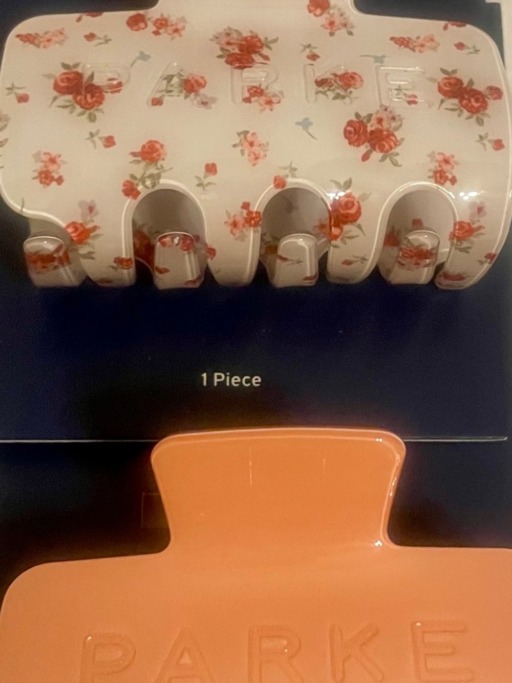 PARKE x Target Floral and Coral Hair Clip Set